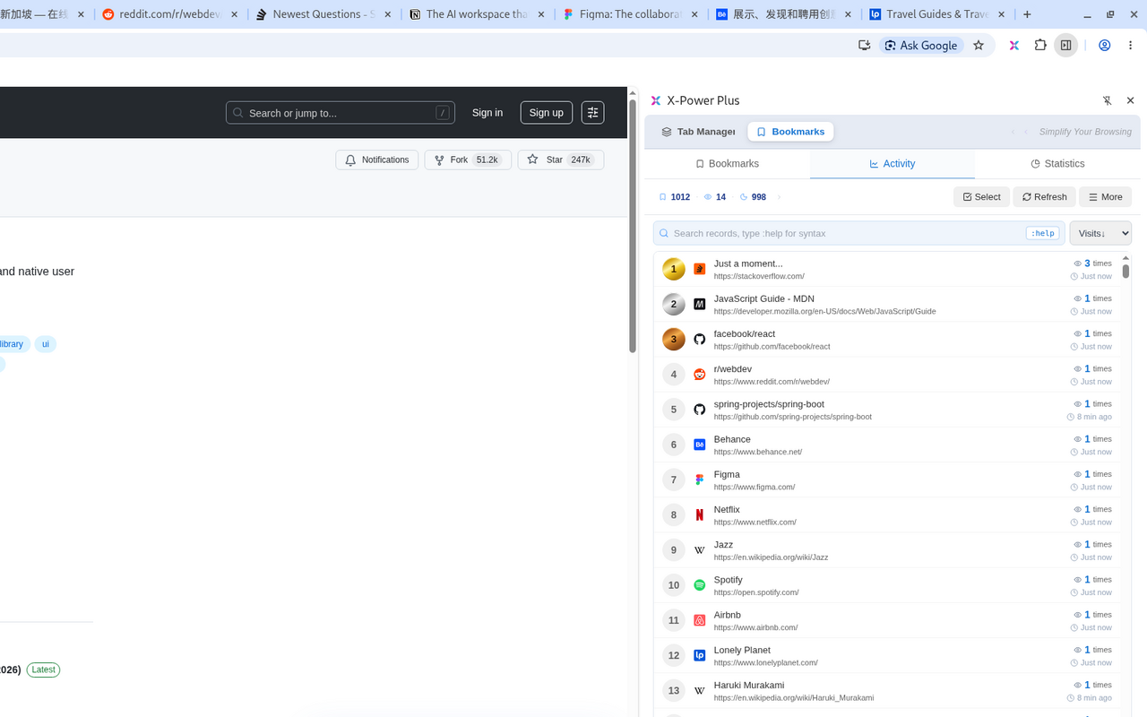 History archive and syntax search cheat sheet
